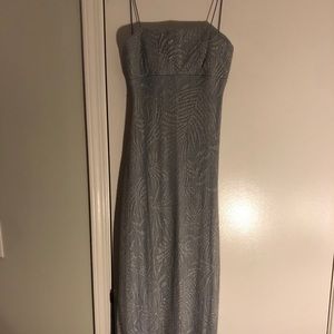 Vintage lace and fringe strappy dress